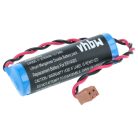 VHBW CNC Controller Battery ER6VCT - 2700 mAh 3.6 V Li-SOCl2