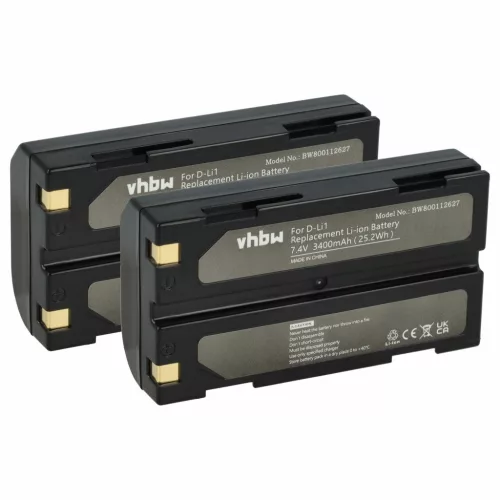 VHBW Akkumulátor CHC 1906110059 - 3400 mAh 7,4 V Li-Ion