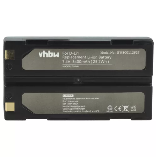 VHBW Akkumulátor CHC 1906110059 - 3400 mAh 7,4 V Li-Ion