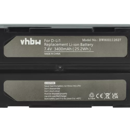 VHBW Akkumulátor CHC 1906110059 - 3400 mAh 7,4 V Li-Ion