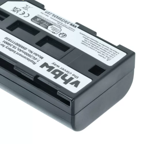 VHBW Kamera Akku BP-911, BP-914, BP-915, BP-924, BP-927, BP-930, BP-941 - 2600 mAh 7,2 V Li-Ion