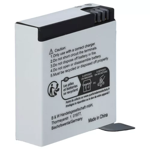 VHBW Video Camera Battery SJCam SJ6B - 910 mAh 3.8 V Li-Ion