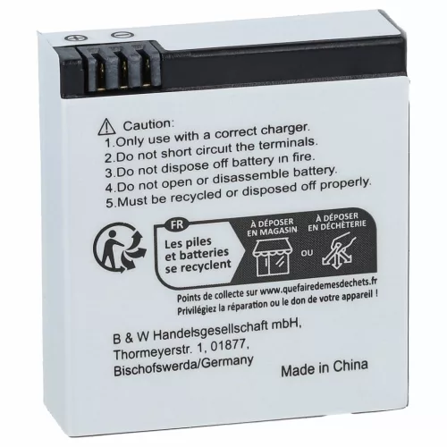 VHBW Videokamera Akkumulátor SJCam SJ7B - 910 mAh 3,8 V Li-Ion