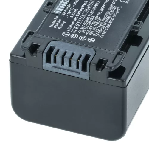 VHBW Video Camera Battery Replacement for Sony NP-FV50A - 900 mAh 7.3 V Li-Ion