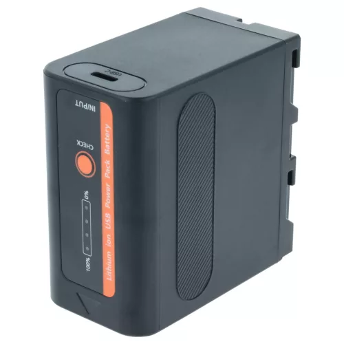 2x Battery replaces Sony NP-F950, NP-F930/B, NP-F950/B, NP-F550, NP-F930, NP-F750 - 6000mAh, 7.4V, Li-Ion