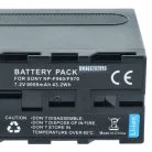 2x Battery replaces Sony NP-F950, NP-F930/B, NP-F950/B, NP-F550, NP-F930, NP-F750 - 6000mAh, 7.4V, Li-Ion