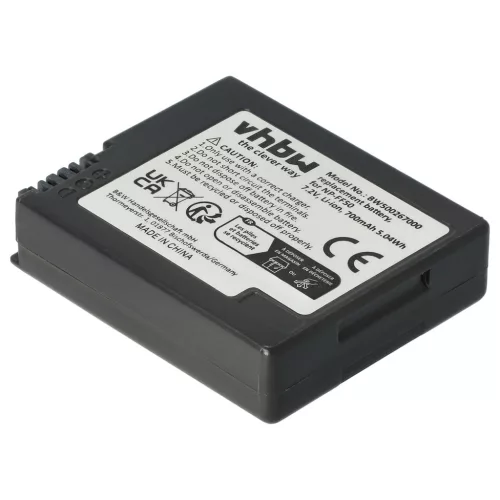 VHBW Video Camera Battery NP-FF51, NP-FF50 - 700 mAh 7.4 V Li-Ion