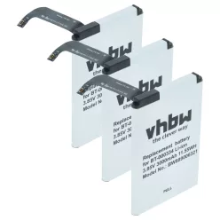   VHBW Battery Zebra 03MAY18, BT-000334, BT-000334-1 - 3000 mAh 3.85 V Li-Ion