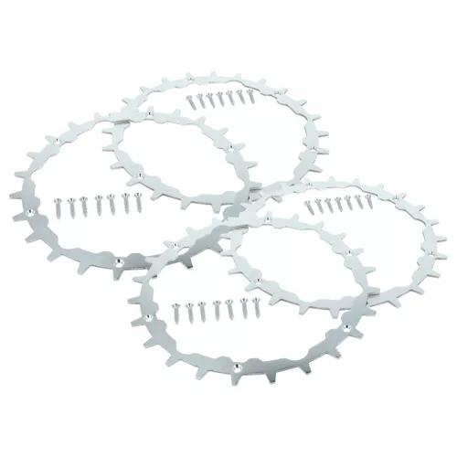 VHBW Spikes Gardena SILENO city 250, 400, 500, 250 Smart for Robot Mower - Stainless Steel, 24 Teeth