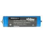 VHBW Shaver Battery WES8163L2505, WESLV95L2508, WESLV95L2509 - 800 mAh 3.7 V Li-Ion