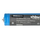 VHBW Shaver Battery WES8163L2505, WESLV95L2508, WESLV95L2509 - 800 mAh 3.7 V Li-Ion