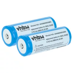   VHBW Flashlight Battery Ledlenser 501002, 04058205009263, 26650 - 5000 mAh 3.7 V Li-Ion