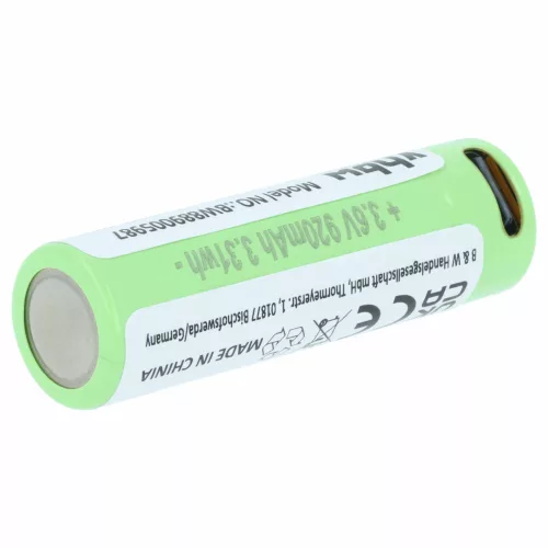 VHBW Taschenlampenakku Ledlenser 14500, 502596 - 920 mAh 3,6 V Li-Ion