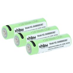 VHBW Flashlight Battery 14500, 502596 - 920 mAh 3.6 V Li-Ion
