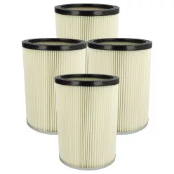 VHBW Vacuum Cleaner Filter 6.904-325.0, 6.904-048.0 - 4 pcs