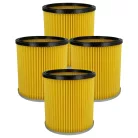 VHBW Vacuum Cleaner Filter 6.414-354.0, 6.414-335.0 - 4 pcs