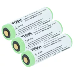   VHBW Taschenlampenakku Ledlenser 501001 - 3000 mAh 3,7 V Li-Ion