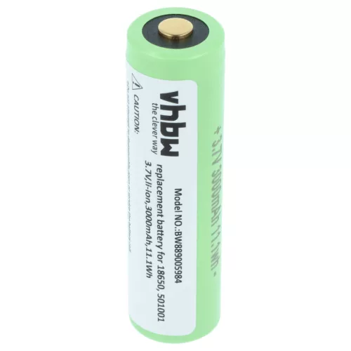 VHBW Taschenlampenakku Ledlenser 501001 - 3000 mAh 3,7 V Li-Ion