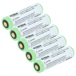   VHBW Flashlight Battery Ledlenser 501001 - 3000 mAh 3.7 V Li-Ion
