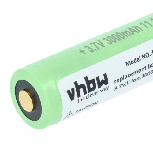 VHBW Flashlight Battery Ledlenser 501001 - 3000 mAh 3.7 V Li-Ion