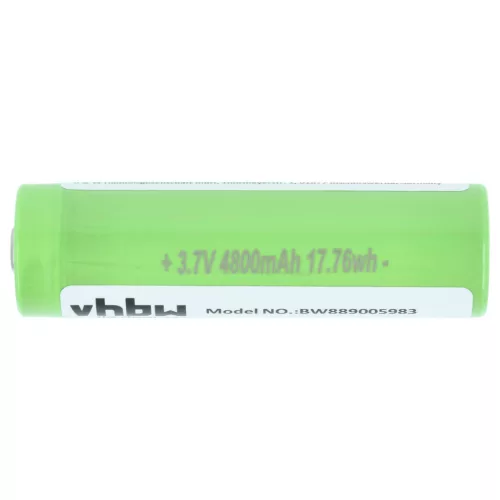 VHBW Flashlight Battery 2S1P, 502262 - 4800 mAh 3.7 V Li-Ion