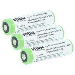   VHBW Zseblámpa Akkumulátor 2S1P, 502262 - 4800 mAh 3,7 V Li-Ion