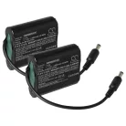 VHBW Motorcycle Glove Battery Venture Heat 1122B - 2600 mAh 11.1 V Li-Ion