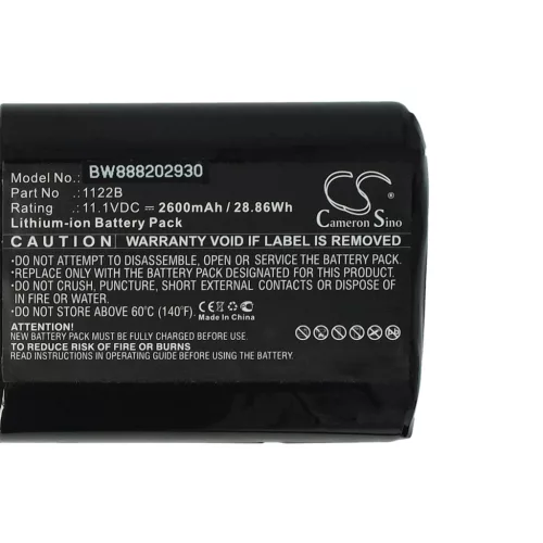 VHBW Motorcycle Glove Battery Venture Heat 1122B - 2600 mAh 11.1 V Li-Ion