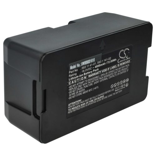 VHBW Battery Husqvarna 529 60 68-02, 529 60 68-01 - 4000 mAh 18 V Li-Ion