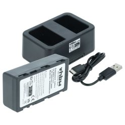   VHBW Akku und Ladegerät DJI WCH3, WB37 - 5000 mAh 7,4 V Li-Polymer