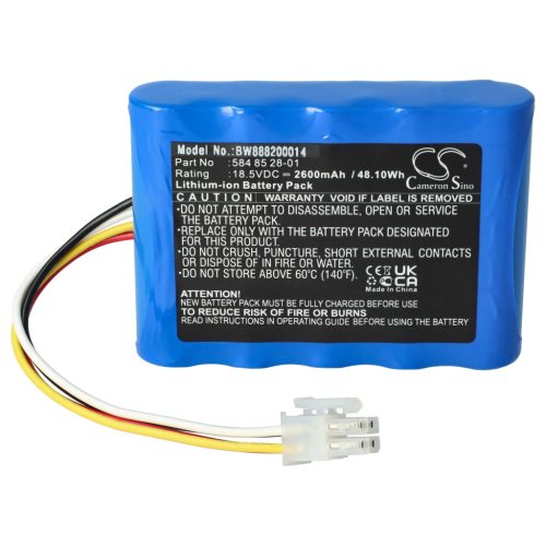 VHBW Robotic Lawn Mower Battery and Charger for Husqvarna Automower - 2600 mAh 20 m cable