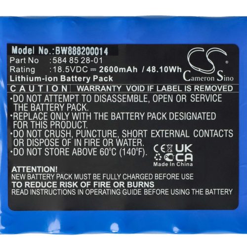 VHBW Robotic Lawn Mower Battery and Charger for Husqvarna Automower - 2600 mAh 20 m cable