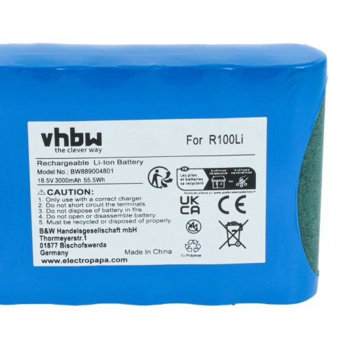 VHBW Battery and Accessories for Husqvarna Automower - 3000 mAh