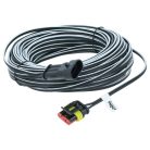 VHBW Battery, Low Voltage Cable and Power Adapter for Husqvarna Automower - 3400 mAh