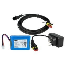 VHBW Battery and Charger for Husqvarna Automower - 3000 mAh