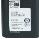 VHBW Radio Akku NTN4538, NTN4593A, NTN4593B, NTN4592, NTN4593 - 2700 mAh 7,5 V NiMH