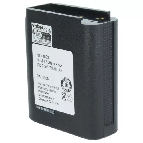 VHBW Radio Akku NTN4538, NTN4593A, NTN4593B, NTN4592, NTN4593 - 2700 mAh 7,5 V NiMH