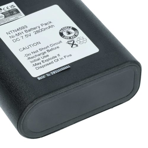 VHBW Rádió Akkumulátor NTN4538, NTN4593A, NTN4593B, NTN4592, NTN4593 - 2700 mAh 7,5 V NiMH