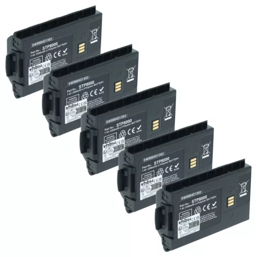 VHBW Radio Akku 300-01174, 300-01175, 300-00635, 300-00631, 300-00634 - 3300 mAh 7,4 V Li-Ion