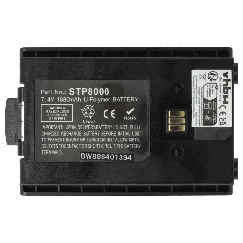 VHBW Radio Akku 300-01174, 300-00635, 300-00631, 300-00634 - 1880 mAh 7,4 V Li-Polymer