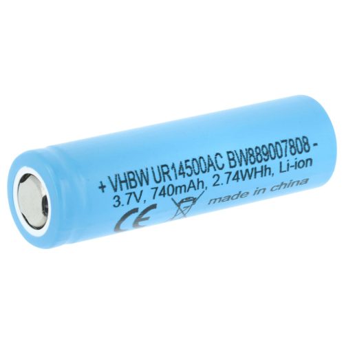 VHBW Electric Toothbrush Battery Braun 81728497, UR14500AC - 740 mAh 3.7 V Li-Ion