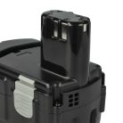 VHBW Battery and Charger for Hitachi EBL1430, BCL1430, BCL1415 - 2000 mAh 14.4 V Li-Ion