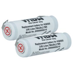   VHBW Electric Shaver Battery Philips 4222-036-11290, 4222-036-06410, 036-11290 - 750 mAh 3.6 V Li-Ion