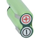 Elektrorasierer 5x Batterie ersetzt Braun 31198189 - 800 mAh 2.4 V NiMH