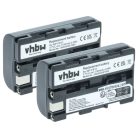 VHBW Videokamera Akku NP-FM11, NP-FS10, NP-F11, NP-FM10, NP-F10 - 1100 mAh 3,6 V Li-Ion