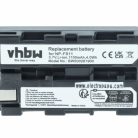 VHBW Videokamera Akku NP-FM11, NP-FS10, NP-F11, NP-FM10, NP-F10 - 1100 mAh 3,6 V Li-Ion
