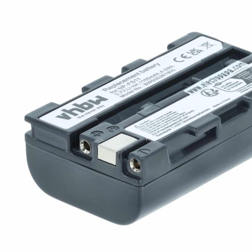 VHBW Videokamera Akku NP-FM11, NP-FS10, NP-F11, NP-FM10, NP-F10 - 1100 mAh 3,6 V Li-Ion