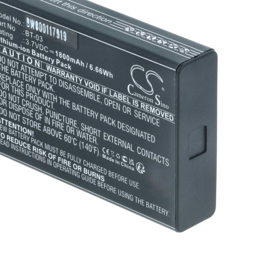 VHBW Akku Zoom BT-03 - 1800 mAh 3,7 V Li-Ion