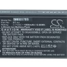 VHBW Akku Zoom BT-03 - 1800 mAh 3,7 V Li-Ion