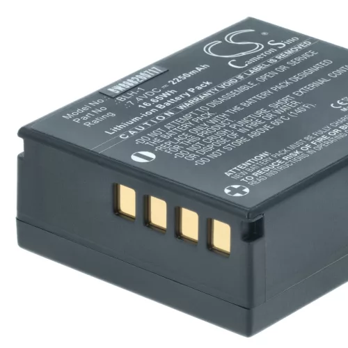 VHBW Camera Battery BLH-1 - 2250 mAh 7.4 V Li-Ion
